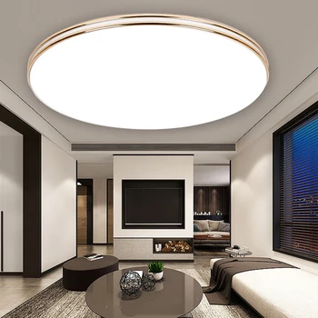 Plafonul de Iluminat cu Led Lămpi Dormitor Modern, Living Lampa Suprafața de Montare Balcon 18w 24w 36w 72w AC 220V 3 Temperaturi de Culoare