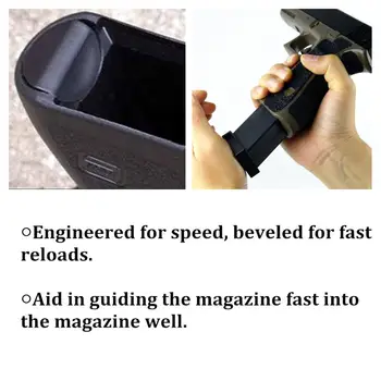 Prindere Cadru Introduce Plug pentru Glock 43X 48 Pistol cu Mâner de Pistol Gaura Dopului Cavitatea Slug Toc de 9 mm Mag Revista Magwell Accesorii