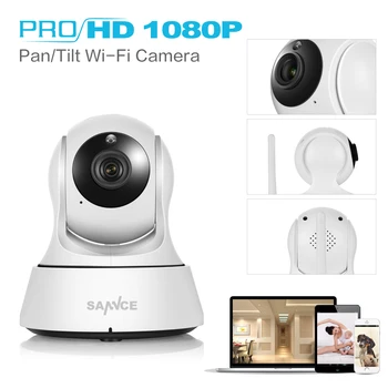 SANNCE Full HD 1080P Mini Wi-fi Camera IP Wireless Sucurity CCTV aparat de Fotografiat de Rețea Wifi Inteligent Viziune de Noapte Baby Monitor