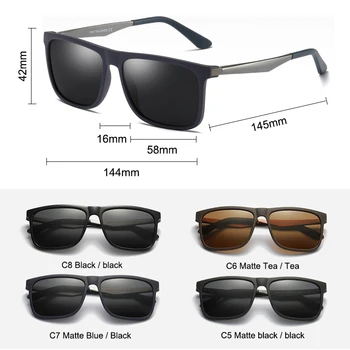 SIMPRECT TR90 Polarizat ochelari de Soare Barbati 2021 Epocă ochelari de Soare Pentru Bărbați Piața permis de Ochelari de Soare Anti-Orbire UV400 Retro Oculos