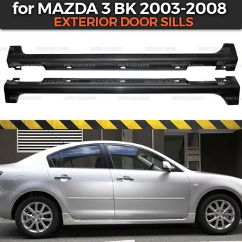 Usa de Exterior glafuri caz pentru Mazda 3 BK 2003-2008 praguri din material plastic ABS kit de caroserie aerodinamic tampoane sport car styling