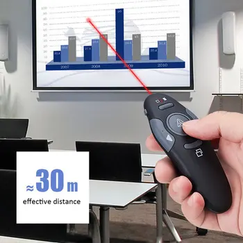 USB Wireless Presenter Powerpoint Telecomanda Prezentarea Telecomenzii Pen PPT cu Lumină Roșie de Control de la Distanță pc-ul de soareci