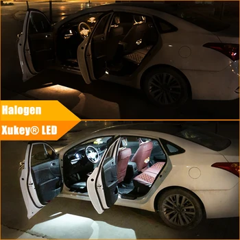 Xukey Mașină Albă LED Lumini de Interior Kit Pentru Toyota Prius 2004-2017 Hartă Parcare Ușa de Marfă Becuri Pachet T10 W5W 194 168 C5W
