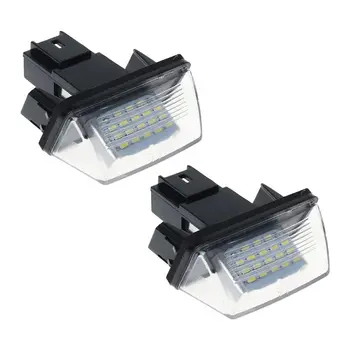 1 Pereche 18 LED Numărul de Înmatriculare Lumini Lampa Pentru Peugeot 206 207 307 308 406 Citroen C3/C4/C5/C6 964B