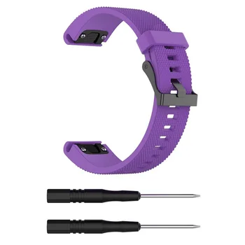 20mm Silicon Watchband pentru Garmin Fenix5s/5s plus/6S Ceas Sport Încheietura Banda Curea de Eliberare Rapidă Ușor a se potrivi Încheietura Trupa Curea