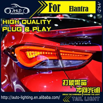 AKD Styling Auto Lampa spate pentru Hyundai Elantra stopuri Avante spate cu LED-uri Lumina LED-Semnal LED DRL Stop Spate, Lampa Accesorii