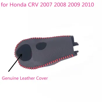Autentic Coperta din Piele cusut manual transmisie Automata negru pentru schimbarea vitezelor Gulere pentru Honda CRV 2007 2008 2009 2010