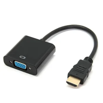 Cablu adaptor convertor HDMI male la VGA de sex Feminin 1080p Alege Culoarea