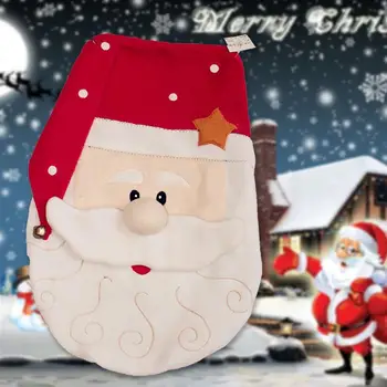 Capacul De Toaletă Drăguț Moș Crăciun Decorativ Toaletă Husa Pentru Scaun De Baie Capacul De Crăciun Consumabile