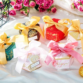 Cutie de bomboane și Cadouri pentru Ziua de Mireasa Duș pentru Copii Nunta Botez Petrecere Fierbinte