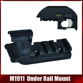 Element de Airsoft Cheag 1911 M1911 45 Pistol 20mm Sub Rail Mount Pistol Feroviar Adaptor Laser Muntele Softair PA0205