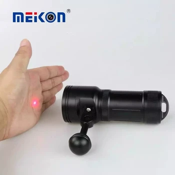 MK-15 Meikon 2400LM Scufundări Lanterna Flash de Iluminat cu Lumina Laser pentru Subacvatic Waterpoof Camera Video de Fotografie Scuba