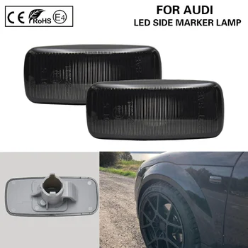 2*BUC OEM Stil Afumat Lampă de poziție Laterală de lumină Pentru Audi A2 A3 A4 B5, A6 C5, A8 D2 Allroad C5 TT Coupe Roadster lumina de semnalizare