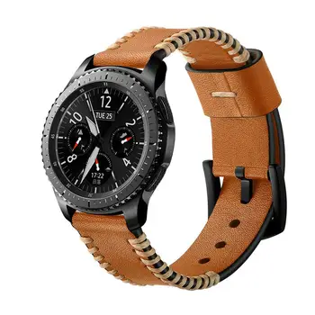 22mm Curea de Ceas pentru Samsung Galaxy Watch 46mm pentru Galaxy Watch 3 45mm curea de Ceas Pentru Galaxy Watch Active 2 din Piele Watchband