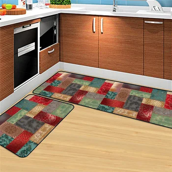 50x160 fâșie lungă covor moale stil European bucătărie ulei-dovada podea mat non-alunecare absorbant usa mat antivegetative covor