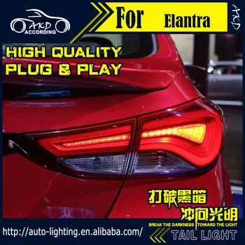 AKD Styling Auto Lampa spate pentru Hyundai Elantra stopuri Avante spate cu LED-uri Lumina LED-Semnal LED DRL Stop Spate, Lampa Accesorii