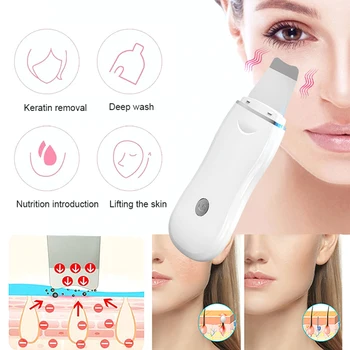 Cu Ultrasunete Skin Scrubber Profundă Față De Curățare Mașină A Îndepărta Murdăria Coș Reduce Ridurile, Petele Faciale De Albire Instrumente De Ridicare