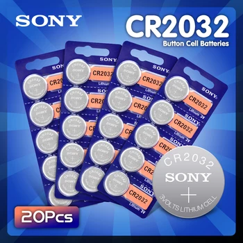 20buc Sony 3V CR2032 Lithium Baterie Buton BR2032 DL2032 ECR2032 CR 2032 Butonul Monedă de Celule de Baterii Pentru Ceas Jucarii