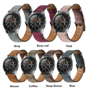 22mm trupa ceas Pentru samsung Galaxy watch 3 45/46mm Amazfit GTR 47mm/de Viteze S3 frontieră din piele correa Huawei watch gt 2/2e curea