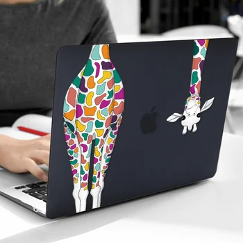 Colorat Girafa Mat Si Neted Caz Laptop Pentru MacBook Pro Retina 13 15 16 Acoperi A2141 A2338 A2289 A2251 Aer 2020 A2179 A2337 M1