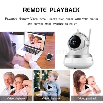 De Securitate de origine, Baby Monitor ip wifi camera de securitate mini camera HD Video wireless Nanny Cam Viziune de Noapte Camera copilului telefonul copilului
