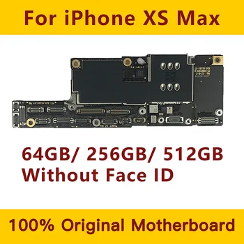 Deblocat Placa de baza Pentru iPhone XS MAX Original, placa de baza Cu Fața ID-ul Gratuit iCloud IOS Logica Bord Cu Chips Integral MB