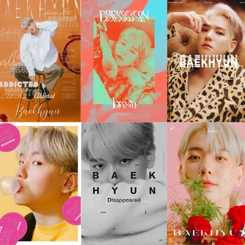 EXO Baekhyun Japonia Mini Album #1 BAEKHYU Poster de Perete Decorartion Stciker 21*30cm EXO-L Colecție