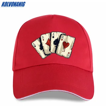 KOLVONANIG Vara Brand de Moda de Poker Pică Un Print Interesant pentru Bărbați Șepci de Baseball Casual hip hop de Bumbac Femei șapcă de camionagiu pălărie