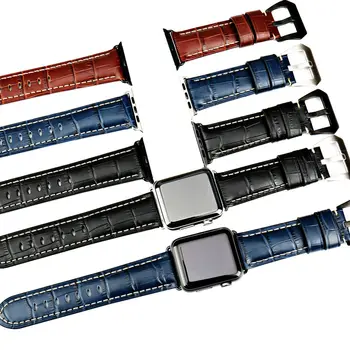MAIKES watchbands genuine piele de vacă curea de ceas pentru Apple Watch Band 42mm 38mm serie 4-1 iwatch 4 44mm 40mm ceas brățară