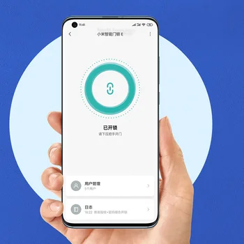Noul Xiaomi Mijia Inteligent de Blocare a Ușii E Amprenta Parola Bluetooth Debloca Detecta Alarma Lucru Mi Acasă App de Control cu Usa