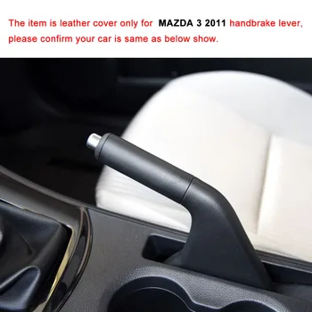 PONSNY Masina frâna de mână Acoperă Caz pentru Mazda 3 2011 Auto din Piele frana de mana Mânere Acoperi