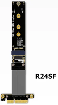 R24SF M. 2 NVMe M pentru Cablu de Extensie SSD Riser Card Panglică Suport pentru Linia M2 pentru PCI Express 3.0 PCIe x4 Viteza maxima 32G/bps