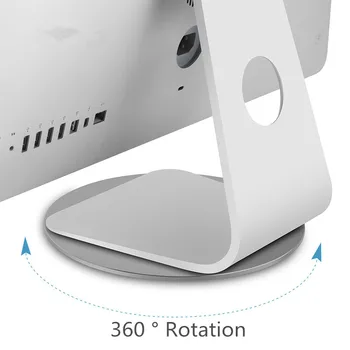 Stand pentru iMac Aluminiu Monitor Pivotant Suport Calculator de Birou Dock Laptop cu Ecran de Bază Rotativă de Montare pentru Apple iMac 21