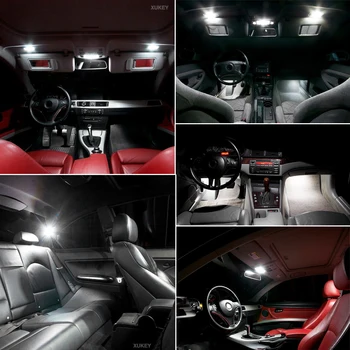 Xukey Mașină Albă LED Lumini de Interior Kit Pentru Toyota Prius 2004-2017 Hartă Parcare Ușa de Marfă Becuri Pachet T10 W5W 194 168 C5W