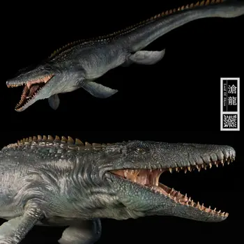 ÎN STOC! 24.8 în Nanmu Studio 1/35 Mosasaurus Original Figura Domnul Abis Dinozaur Colector de Animale Adulti Jucarii Cadou Statuie