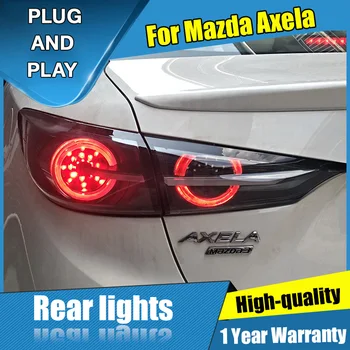 4BUC de Styling Auto pentru Mazda Axela Stopuri-2018 pentru Axela a CONDUS Lampă spate+Semnalizare+Frana+Reverse lumină LED-uri