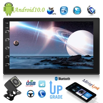 9216B Quad Core Android 10.0 Stereo Auto Dubla 2 Din 32GB Bluetooth, GPS, USB, FM Radio Receptor In Bord Unitate Cap Ecran 7inch