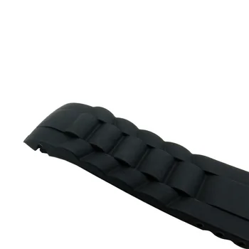 Arc curbat Interfețe Silicon Cauciuc Watchband pentru Tissot Bărbați Femei Ceas Trupa Încheietura Curea Curea 16mm 18mm 20mm 22mm 24mm 26mm