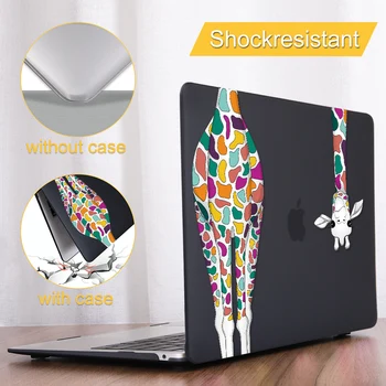 Colorat Girafa Mat Si Neted Caz Laptop Pentru MacBook Pro Retina 13 15 16 Acoperi A2141 A2338 A2289 A2251 Aer 2020 A2179 A2337 M1