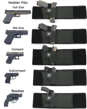 Dreapta/Stânga Tactice Trupa Burtă Pistol Toc de Pistol pentru Glock Beretta 92 PX4 Strom Serie Revolver cele Mai multe Arme de Apărare