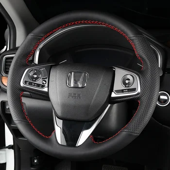 Pentru Honda CRV CR-V 2017 2018 2019 volan capac DIY de mână-cusute volan îmbrăcat în piele mâner set modificări interioare