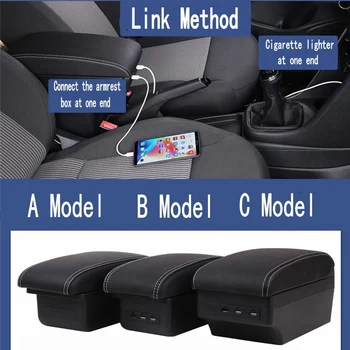 Pentru Nissan Terrano Cotiera cutie accesorii Auto Interior cutie de depozitare Originale cotiera exigibilă usb