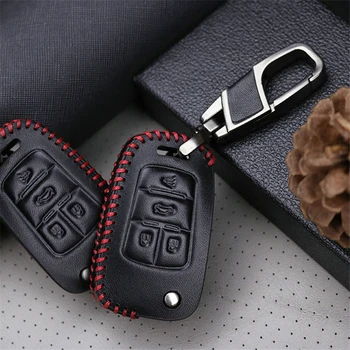 Piele Auto Key Caz Acoperire Pentru Chevrolet Cruze, Orlando Trax Sonic Onix Naviga Tahoe Aveo Silverado Inel Cheie Fob Accesorii