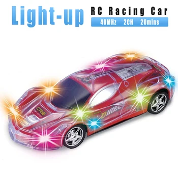 S222 Curse Auto 1:24 RC Masina Sport Spectaculos Intermitent LED Lumini de Control de la Distanță Masina pentru Copii pentru Băieți și Fete