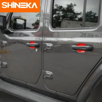 SHINEKA Autocolante Auto pentru Jeep Wrangler JL 2018+ Masina Fața Coada Mânerul Ușii Castron Decor Acoperi Autocolante Pentru Jeep Wrangler JL