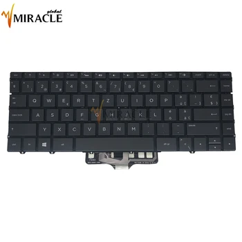 Tastatura pentru HP Spectre 13-AF 13-AF012DX SW Elvețian layout PK1321W1A11 SN7162BL SG-88700 XXA 7J1820 model negru kb iluminare din spate