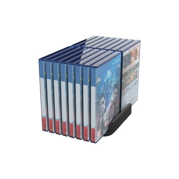 Turn de depozitare Suport stativ 16 Jocuri sau Blu-Ray Disc Cazuri Pentru PS5 PS4 -Xbox S/X 28TE