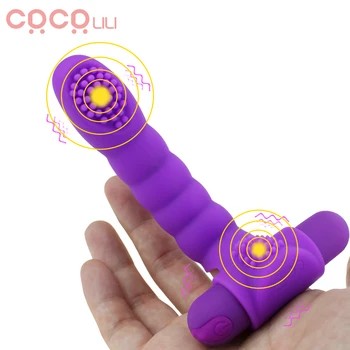 Vibrator Vibrator de Deget cu Maneci G Spot Masaj Stimulator Clitoris Flirt Jucărie Sexuală pentru Femei de sex Feminin Masturbator Vagin Sex Produs