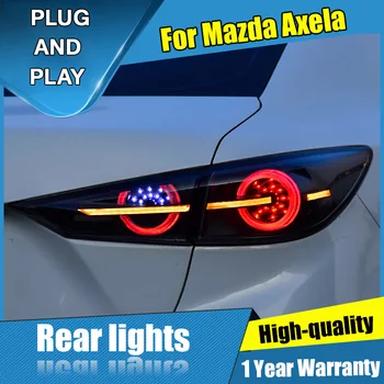 4BUC de Styling Auto pentru Mazda Axela Stopuri-2018 pentru Axela a CONDUS Lampă spate+Semnalizare+Frana+Reverse lumină LED-uri
