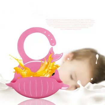 Balleenshiny Bavete Silicon Rezistent La Apa Pentru Sugari De Desene Animate De Imprimare Animale Reglabil Hrănire Instrumente Copil Nou-Născut Chestii De Băieți Fete